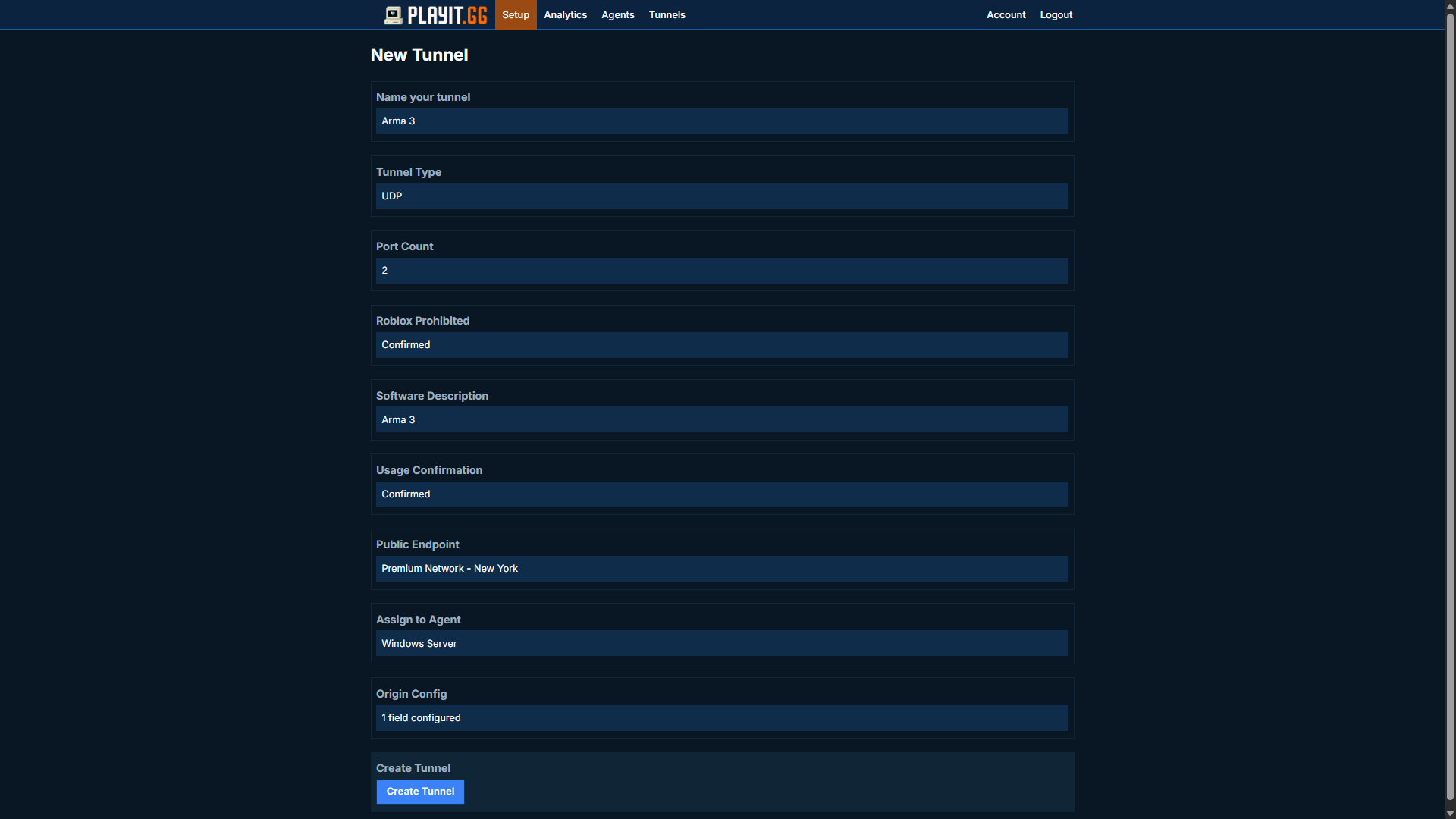 Arma 3 Tunnel Config - A