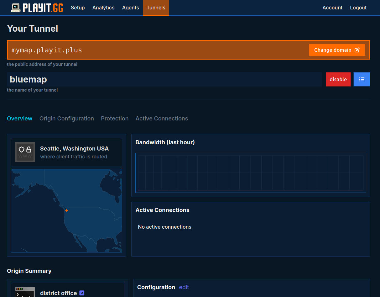 Tunnel should be created