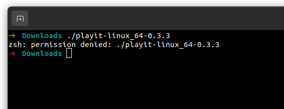 linux bad run cli