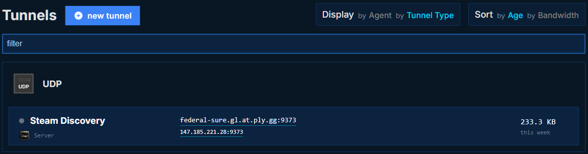 Icarus Tunnel Information