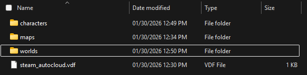 Necesse server saves