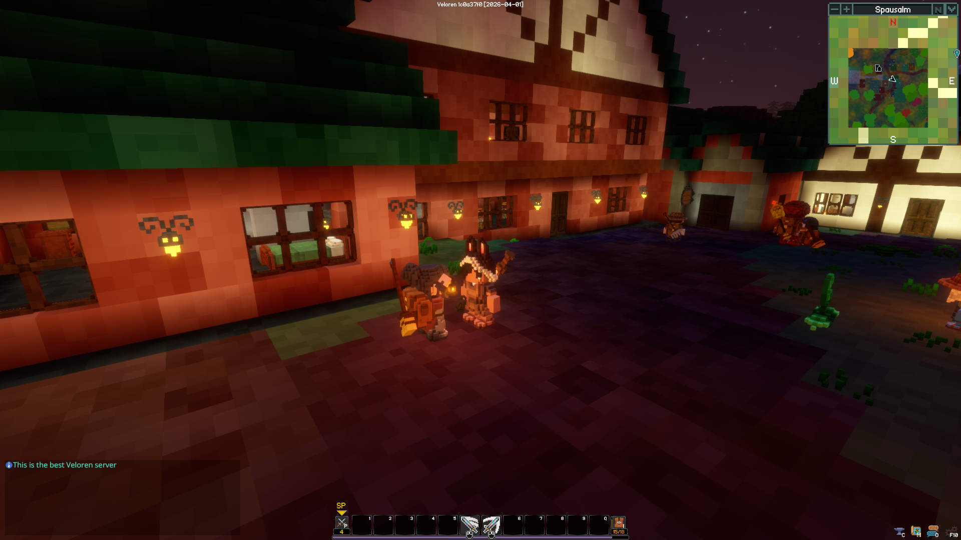 Joined Veloren Server