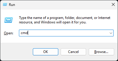 Windows Run Dialogue